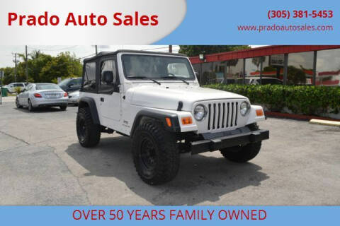 2006 Jeep Wrangler for sale at Prado Auto Sales in Miami FL