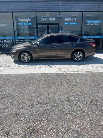 2013 Nissan Altima for sale at Georgia Certified Motors in Stockbridge GA