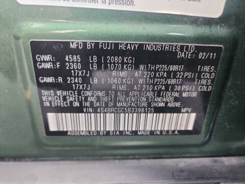 2011 Subaru Outback 2.5i Premium