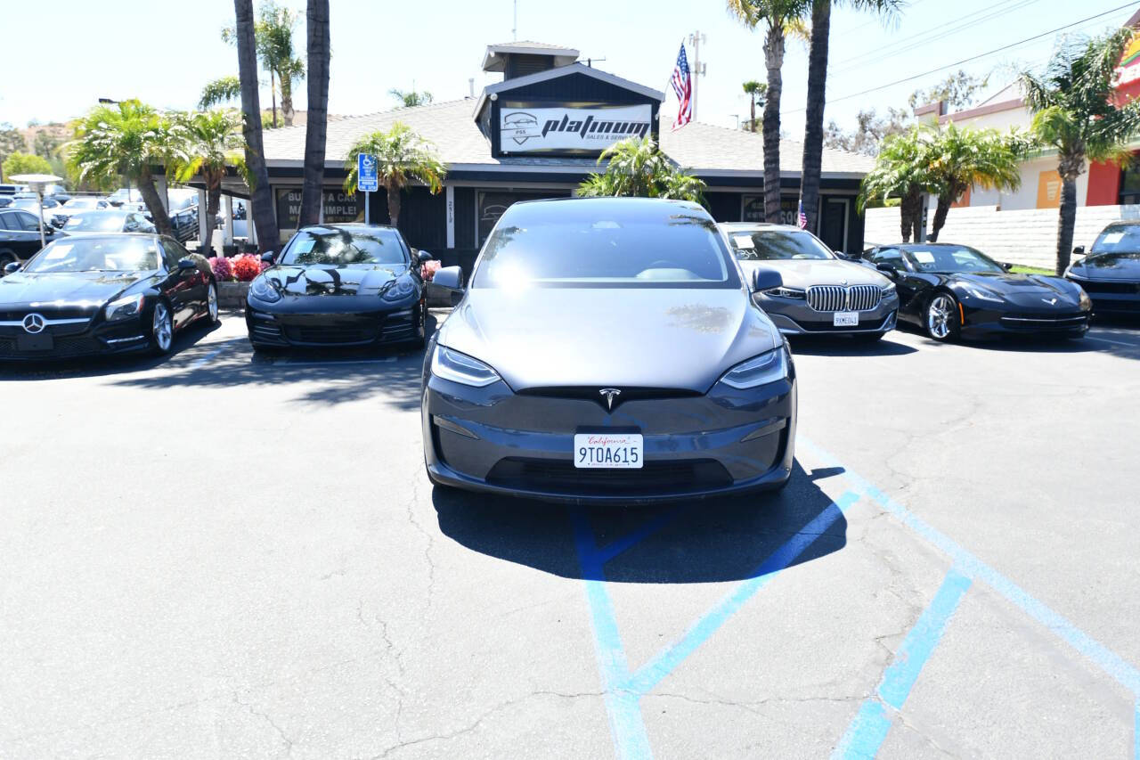 Gray 2022 Tesla Model X Base AWD 4dr SUV 2