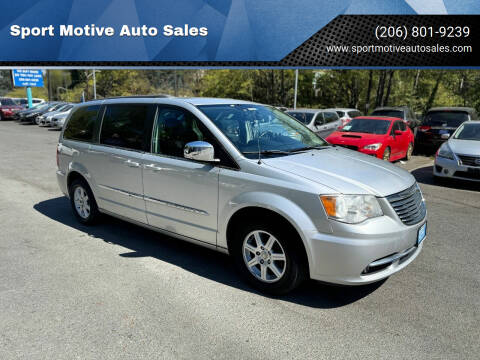 2011 Chrysler Town and Country for sale at Sport Motive Auto Sales in Seattle WA