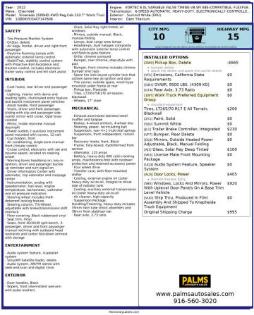 2012 Chevrolet Silverado 2500HD Work Truck