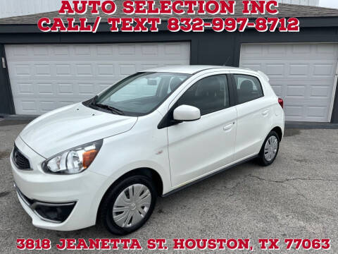 2019 Mitsubishi Mirage for sale at Auto Selection Inc. in Houston TX