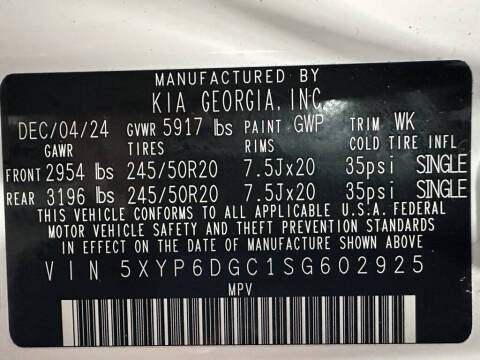 2025 Kia Telluride S