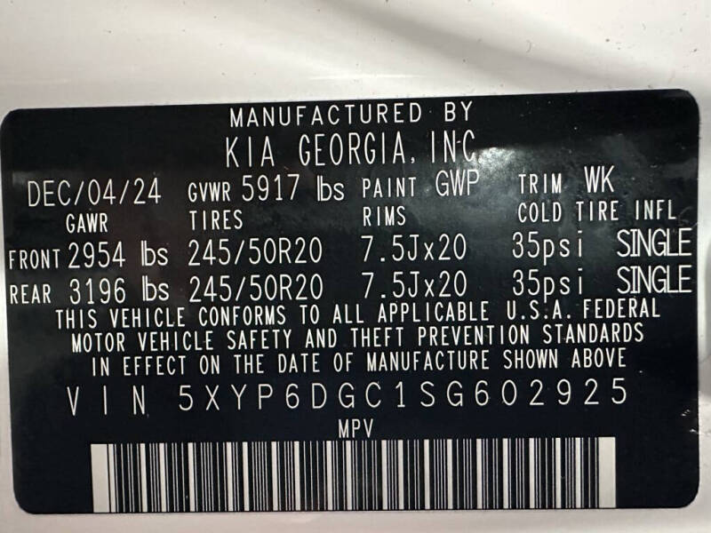 2025 Kia Telluride S