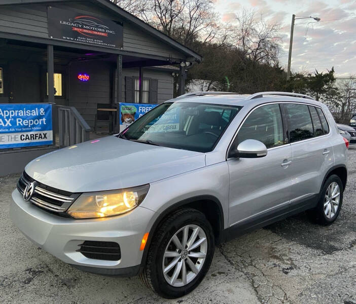 2017 Volkswagen Tiguan for sale at Legacy Motors INC in Nashville TN