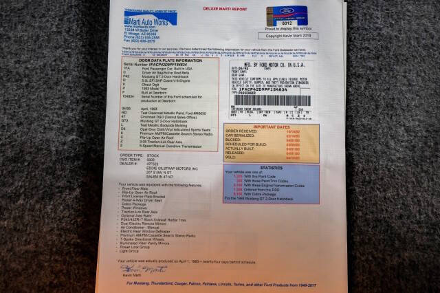 1993 Ford Mustang SVT Cobra