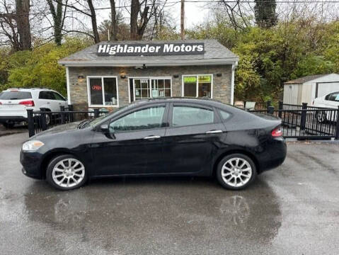 2013 Dodge Dart for sale at Highlander Motors in Radford VA