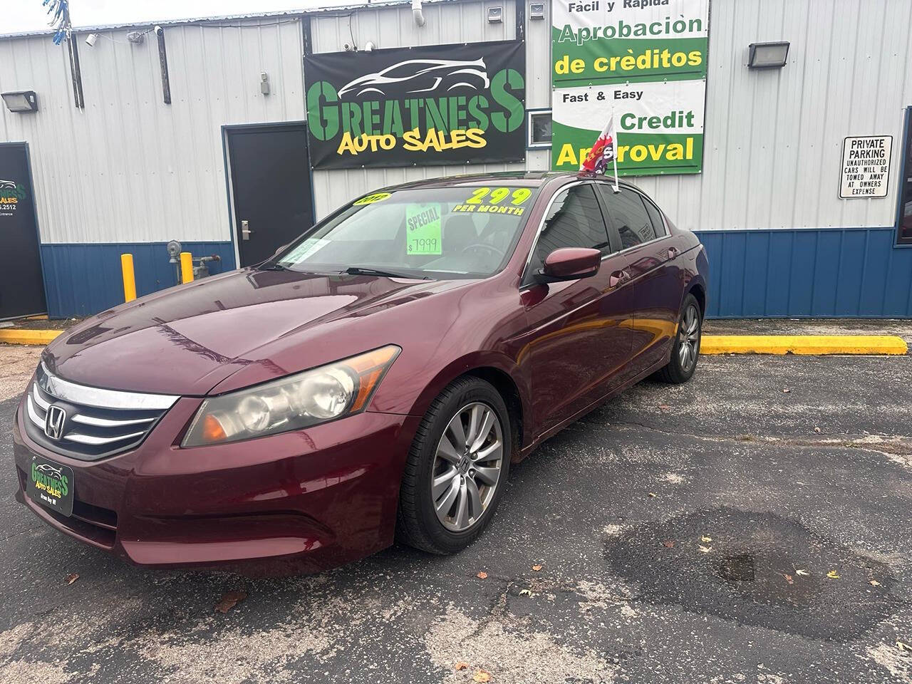 2012 Honda Accord for sale at GREATNESS AUTO SALES in Green Bay, WI