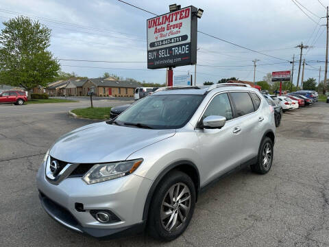 2015 Nissan Rogue for sale at Unlimited Auto Group in West Chester OH