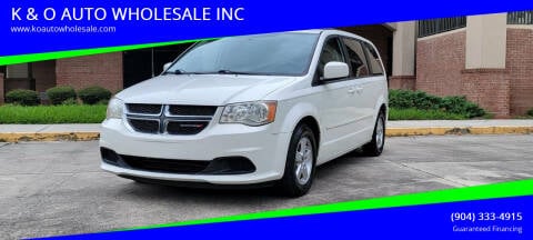 2013 Dodge Grand Caravan for sale at K & O AUTO WHOLESALE INC in Jacksonville FL