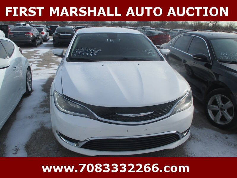 2015 Chrysler 200 for sale at First Marshall Auto Auction in Harvey IL