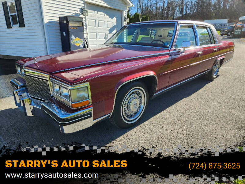 1984 Cadillac Fleetwood Brougham for sale at STARRY'S AUTO SALES in New Alexandria PA