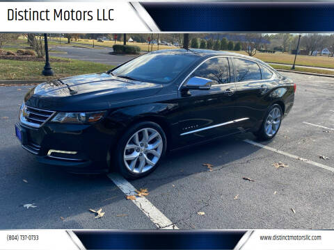 2015 Chevrolet Impala for sale at Distinct Motors LLC in Mechanicsville VA