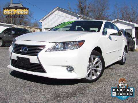 2014 Lexus ES 300h for sale at High-Thom Motors in Thomasville NC