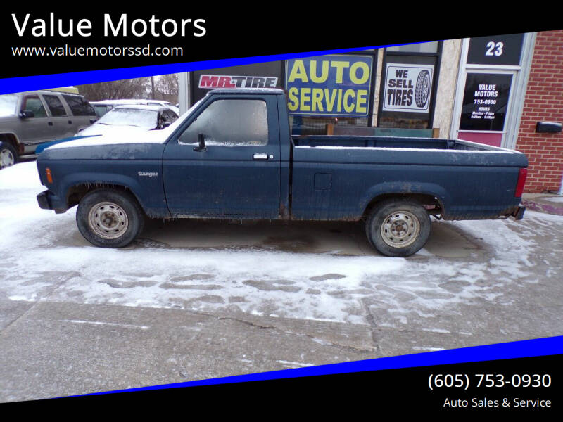 1986 Ford Ranger for sale at Value Motors in Watertown SD