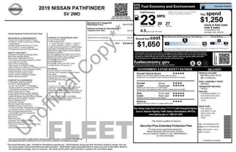 2019 Nissan Pathfinder SV