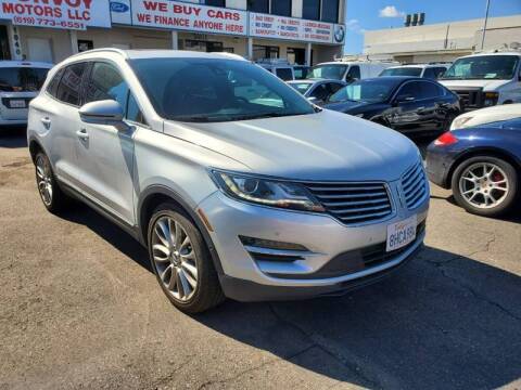 2017 Lincoln MKC for sale at Convoy Motors LLC in National City CA