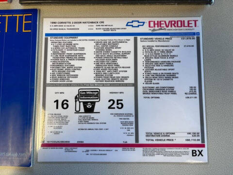 1990 Chevrolet Corvette ZR1