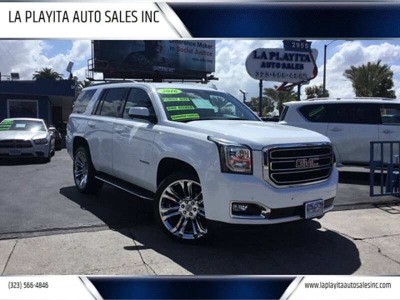 2016 GMC Yukon for sale at LA PLAYITA AUTO SALES INC in South Gate CA