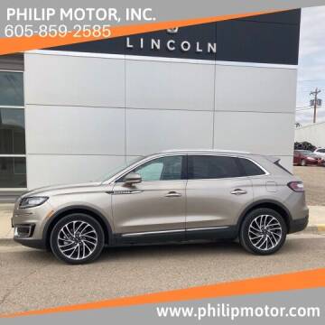 2019 Lincoln Nautilus for sale at Philip Motor Inc in Philip SD