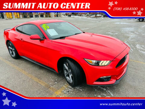 2015 Ford Mustang for sale at SUMMIT AUTO CENTER in Summit IL