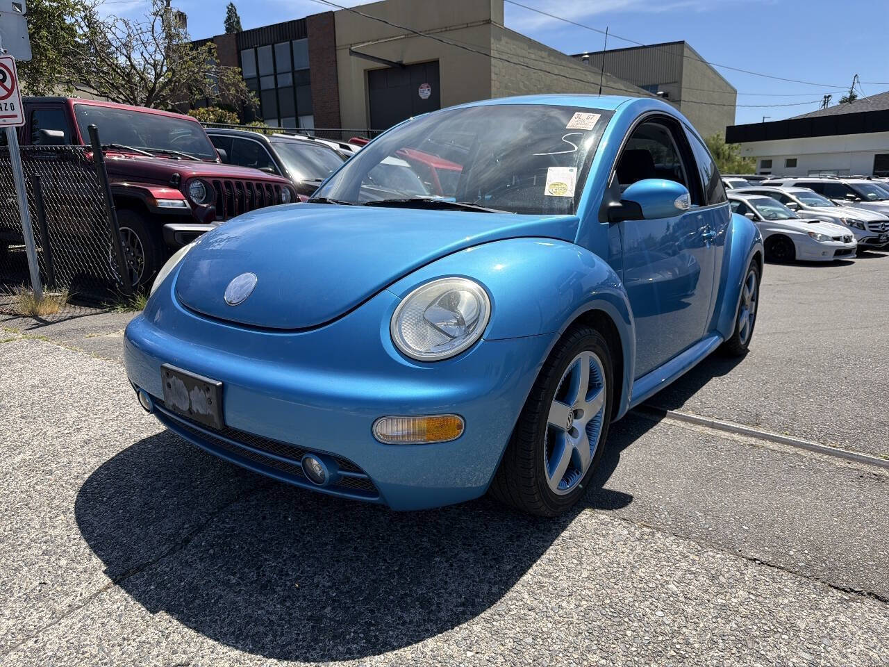 Blue Lagoon Metallic 2004 Volkswagen Beetle GL 2.0L Hatchback Front-Wheel Drive 4-Speed Automatic
