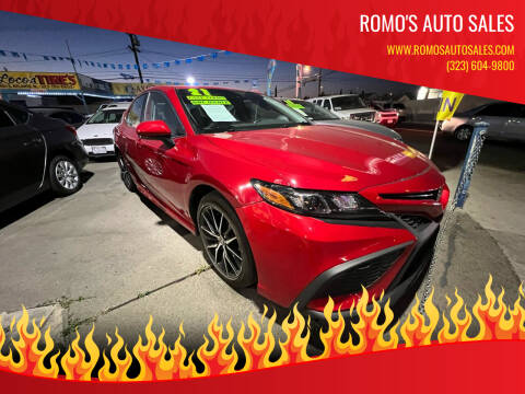 2021 Toyota Camry for sale at ROMO'S AUTO SALES in Los Angeles CA