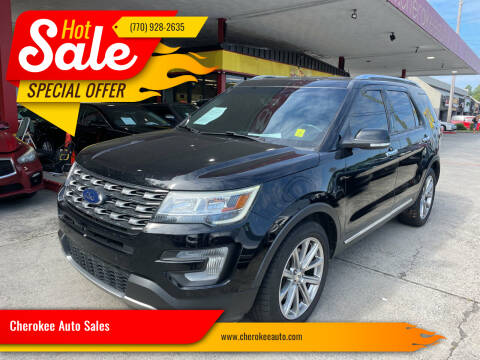 2015 Ford Explorer for sale at Cherokee Auto Sales in Acworth GA