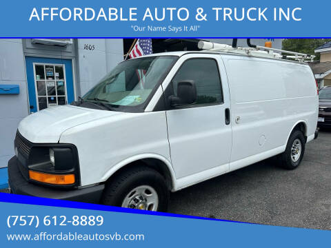 2012 Chevrolet Express for sale at AFFORDABLE AUTO & TRUCK INC in Virginia Beach VA