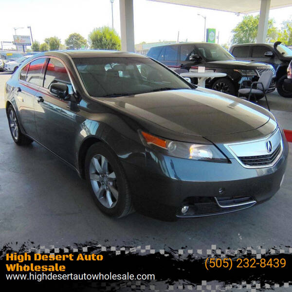 2012 Acura TL for sale at High Desert Auto Wholesale in Albuquerque NM