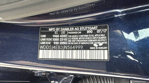 2018 Mercedes-Benz CLA CLA 250