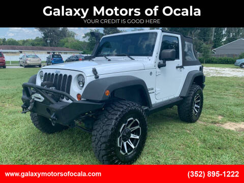 2013 Jeep Wrangler for sale at Galaxy Motors of Ocala in Ocala FL
