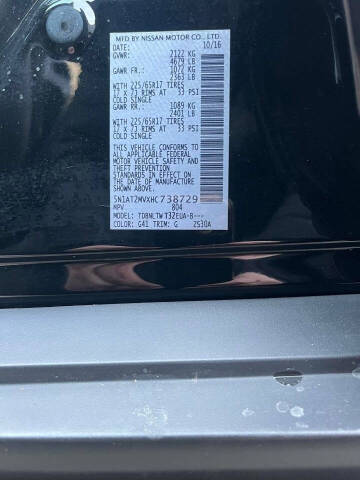 2017 Nissan Rogue SV