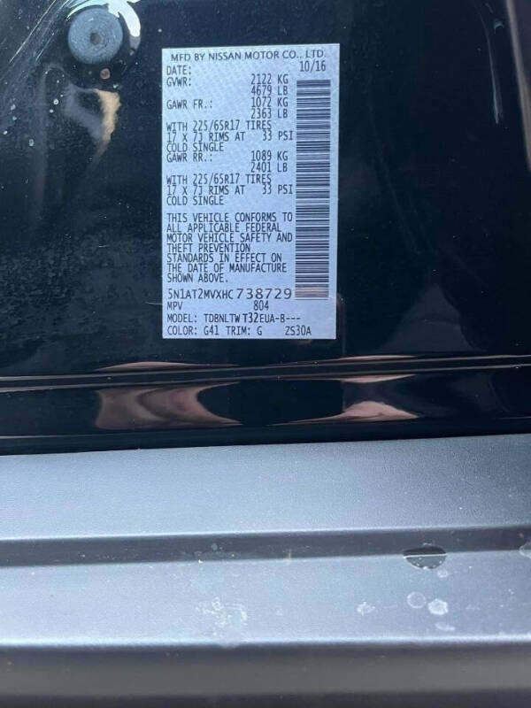 2017 Nissan Rogue SV