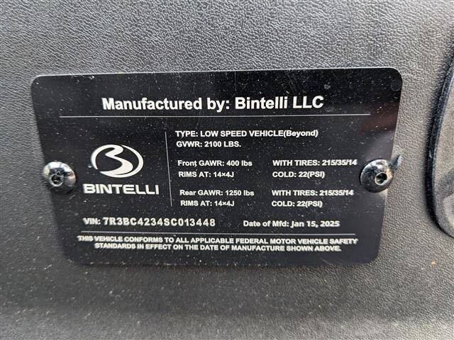 2025 Bintelli BEYOND 4PR LITHIUM