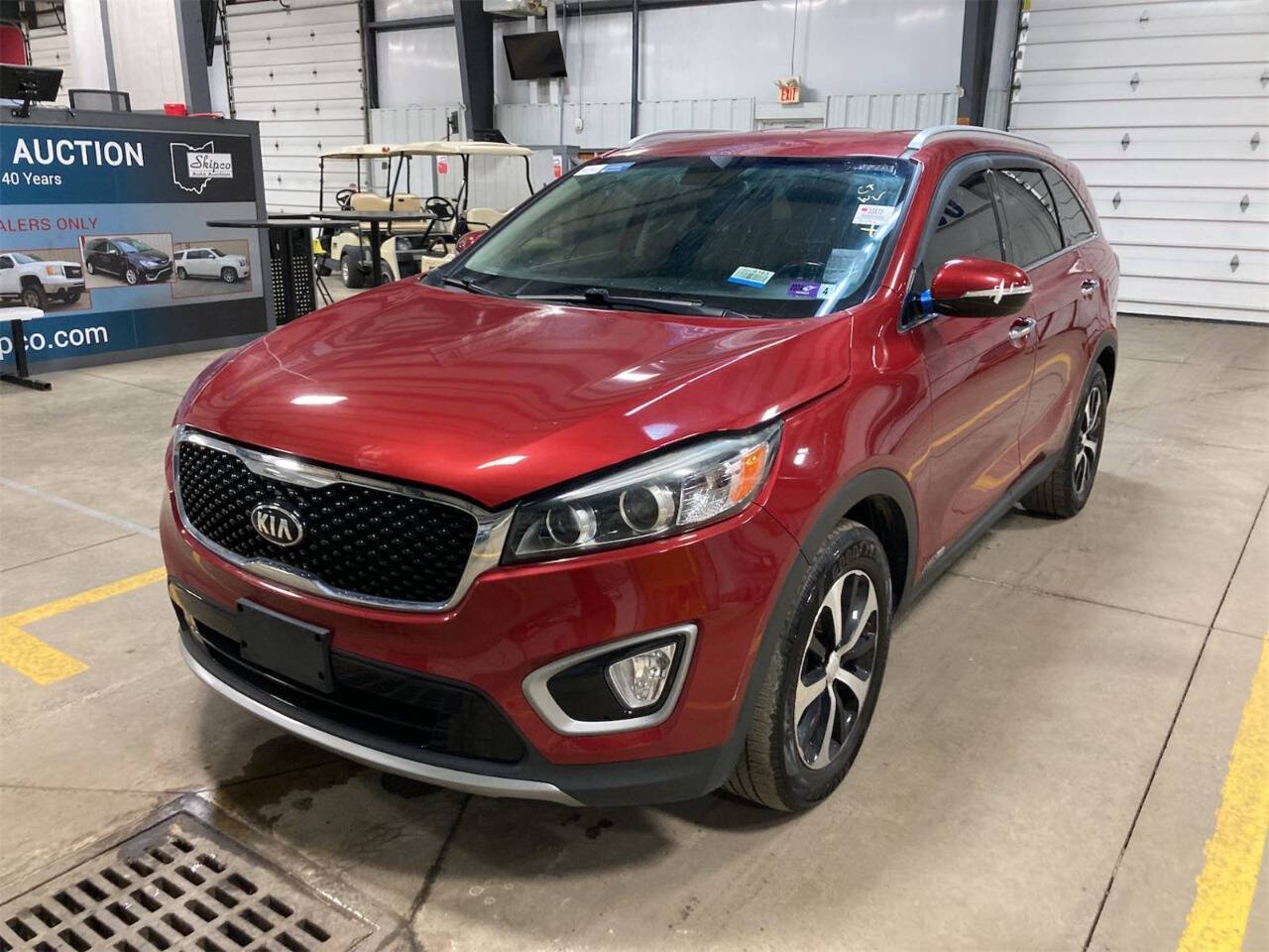 Red 2017 Kia Sorento EX V6 AWD EX V6 4dr SUV 1