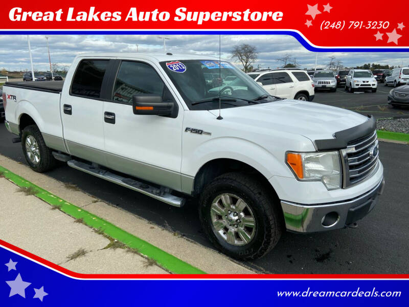2013 Ford F-150 for sale at Great Lakes Auto Superstore in Waterford Township MI