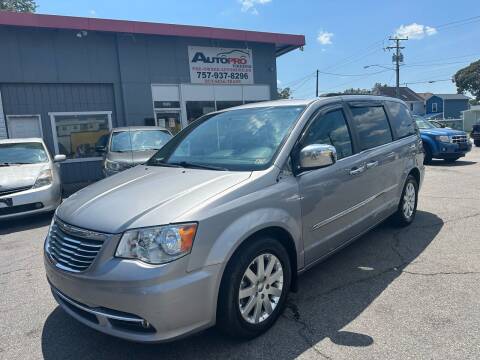 2014 Chrysler Town and Country for sale at AutoPro Virginia LLC in Virginia Beach VA