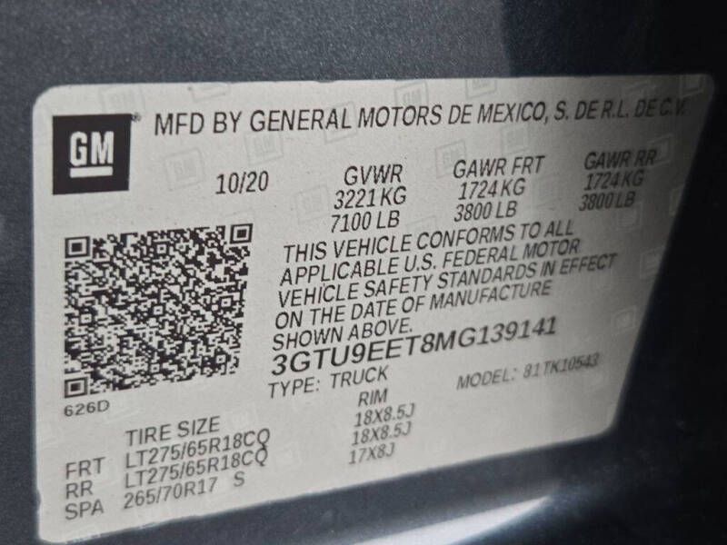 2021 GMC Sierra 1500
