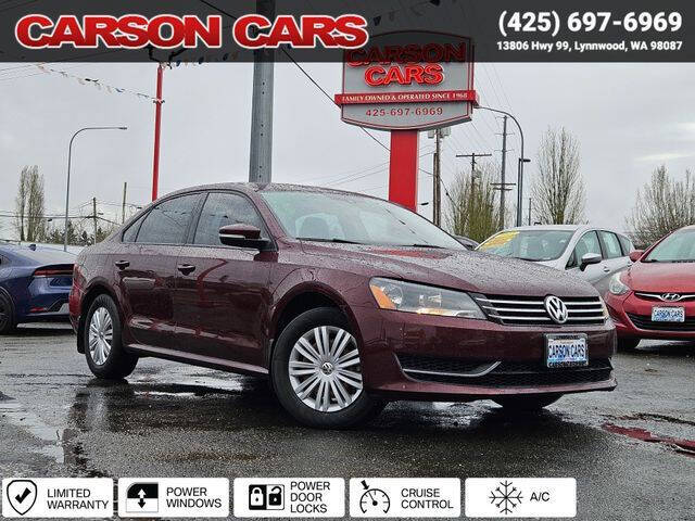 2014 Volkswagen Passat 1.8T S PZEV
