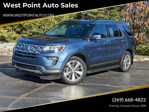 2018 Ford Explorer for sale at West Point Auto Sales in Mattawan MI