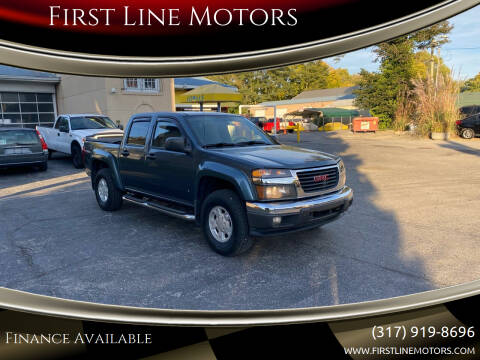 2006 GMC Canyon for sale at First Line Motors in Brownsburg IN