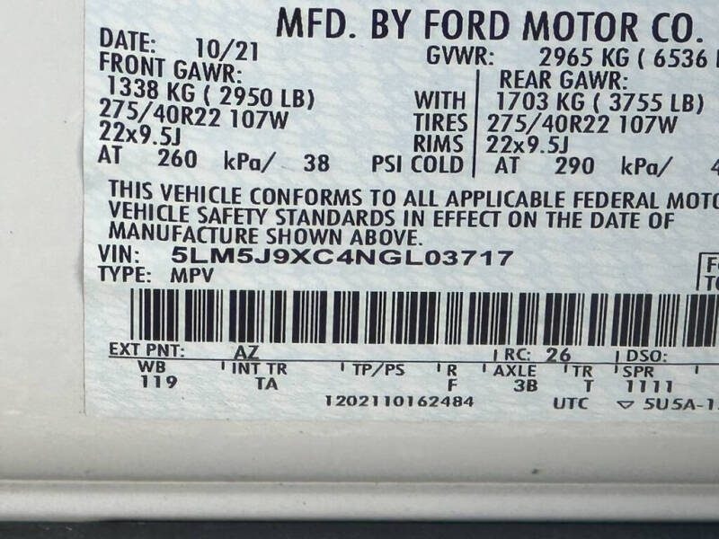 2022 Lincoln Aviator Black Label