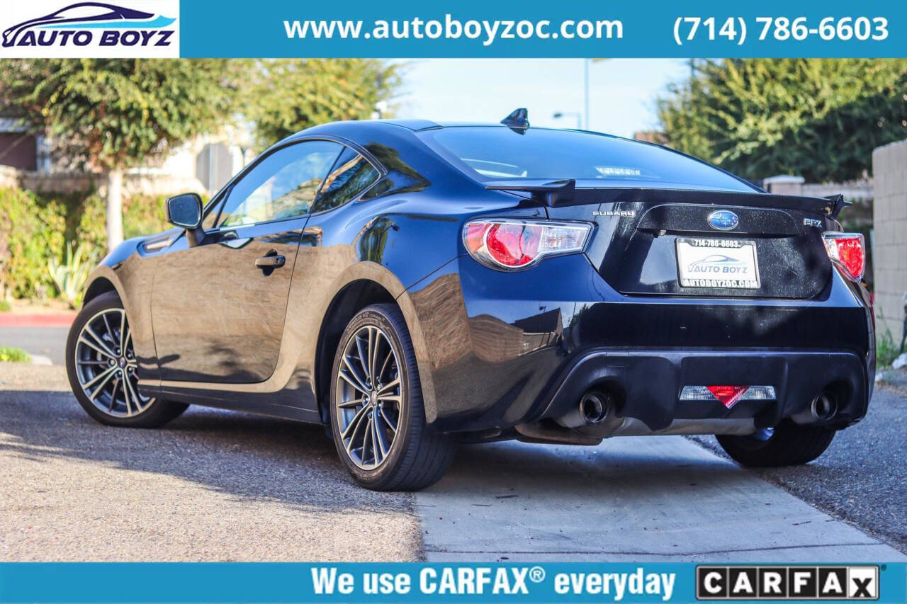 2016 Subaru BRZ for sale at Auto Boyz in Garden Grove, CA