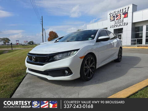 2021 Honda Civic for sale at Courtesy Value Highway 90 in Broussard LA