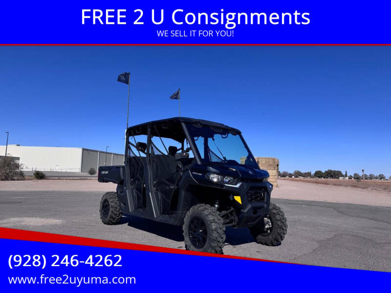 2023 Can-Am Defender Max for sale at FREE 2 U Consignments in Yuma AZ