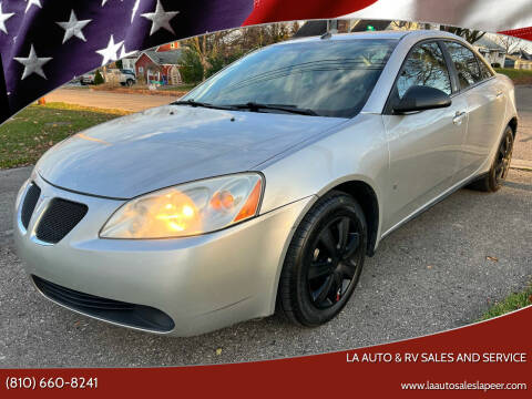 2008 Pontiac G6 for sale at LA Auto & RV Sales and Service in Lapeer MI