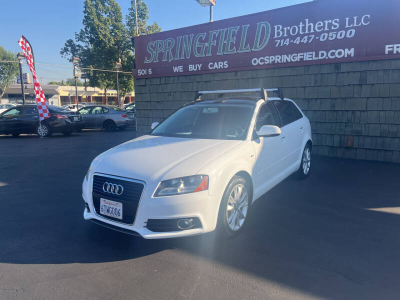 2012 Audi A3 for sale at SPRINGFIELD BROTHERS LLC in Fullerton CA
