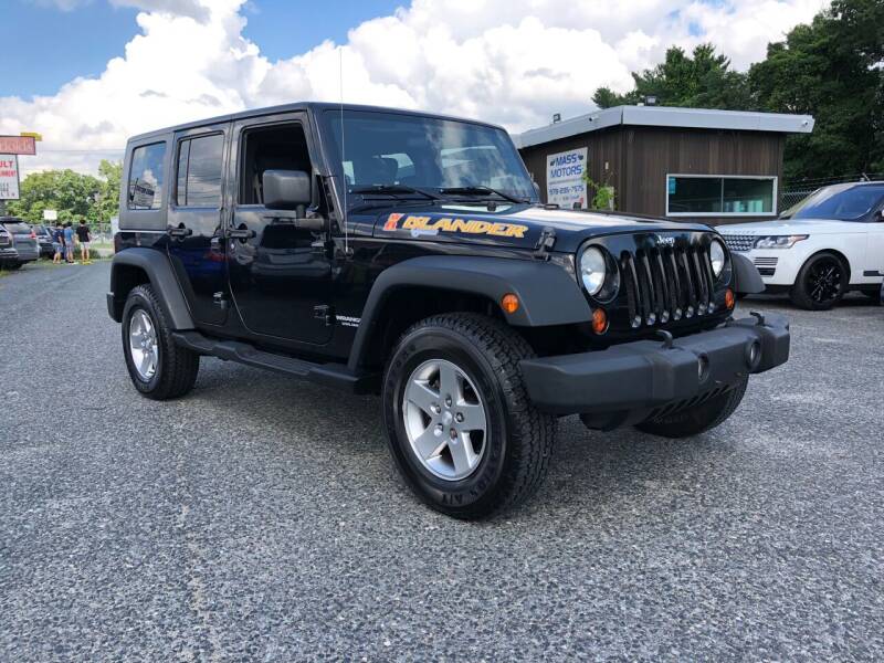 2010 Jeep Wrangler Unlimited for sale at Mass Motors LLC in Worcester MA